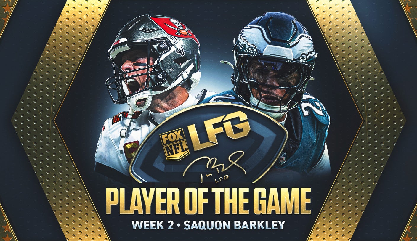Saquon Barkley Not a 'Secret Weapon,' But He's Tom Brady's First 3-Time LFG Player of the Game
