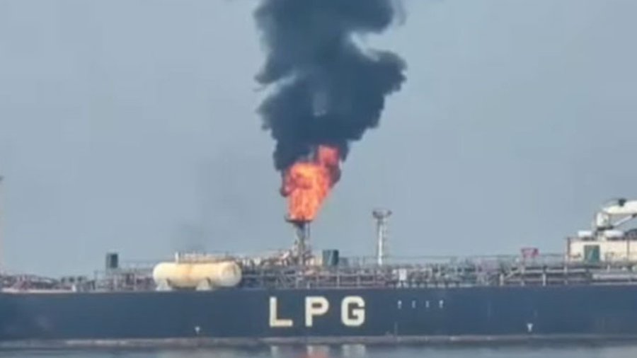 Tanker Carrying Pakistanis Attacked By Israeli Drone Amid Houthi Seizure