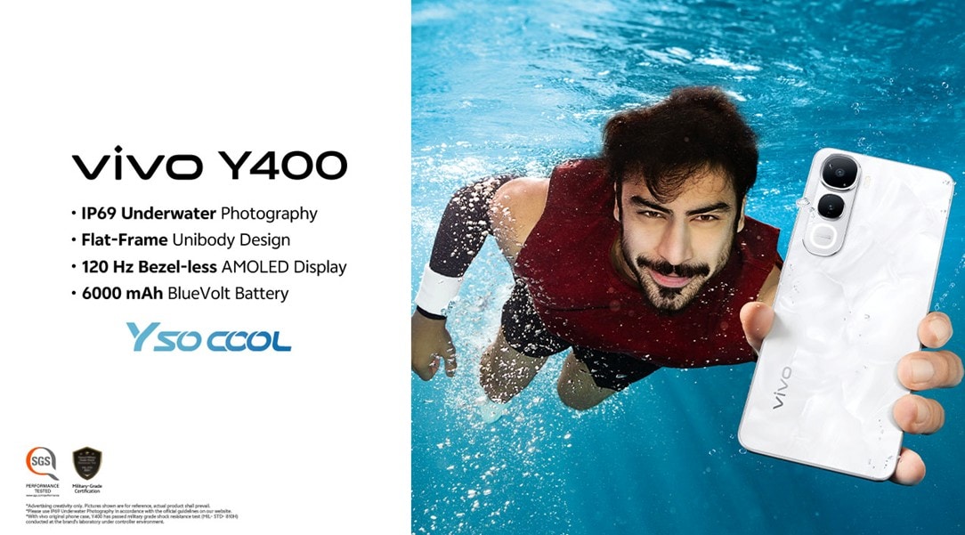 Vivo Launches Y400 In Pakistan With Khushhal Khan As Brand Ambassador