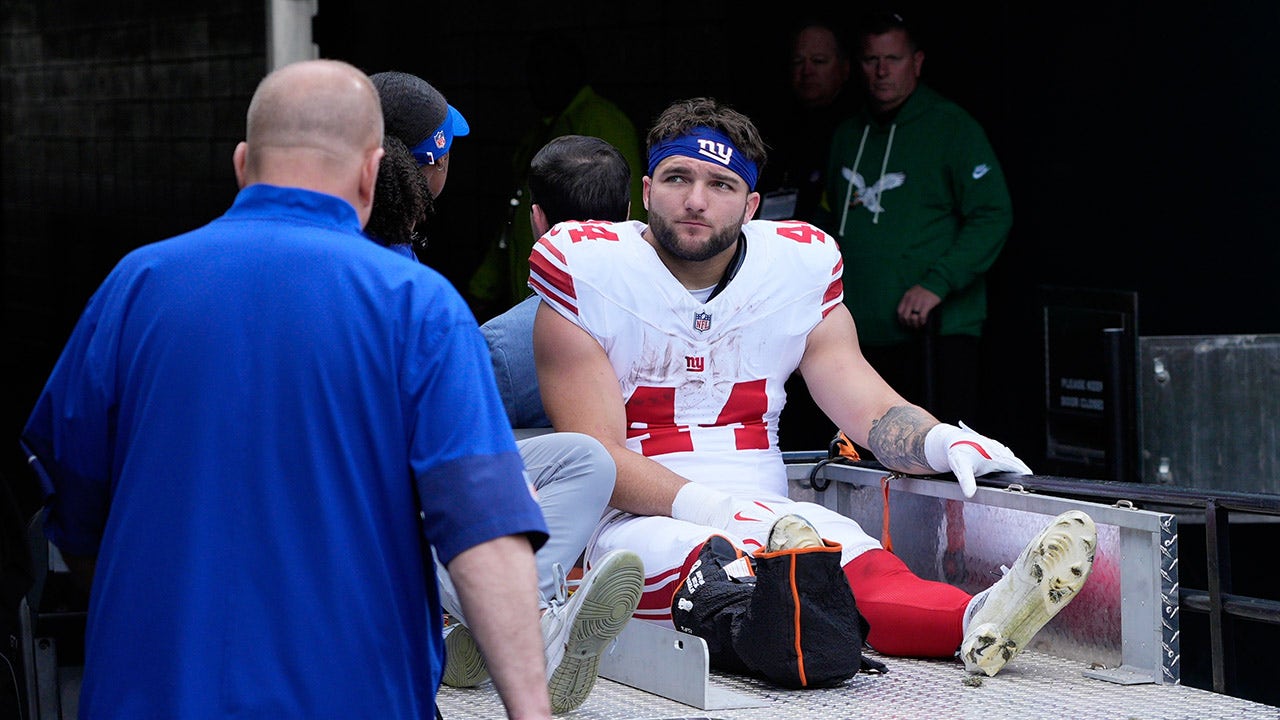 Giants’ Cam Skattebo has ‘long road ahead of him’ after suffering gruesome ankle injury vs Eagles, coach says