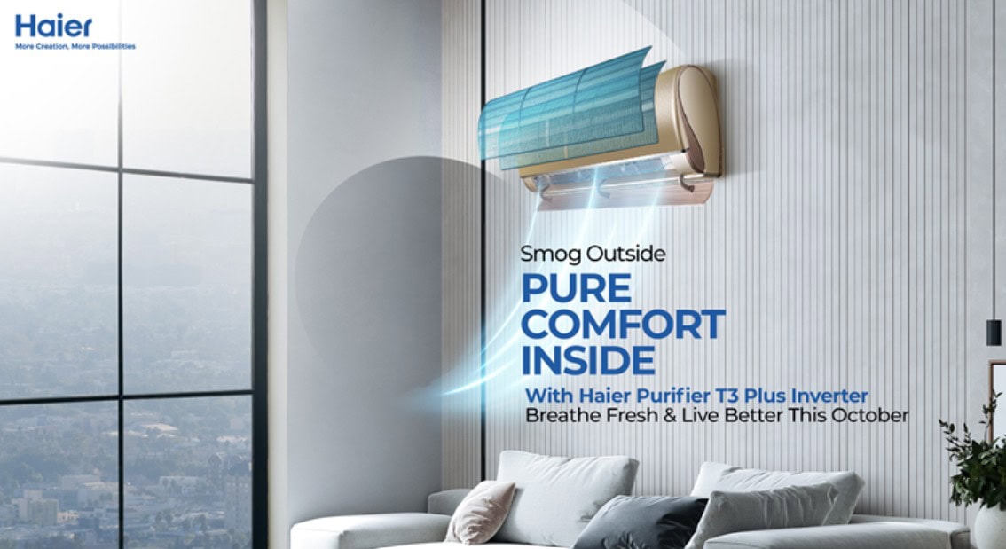 Haier Purifier T3 Plus Inverter Pakistans Smart Solution To Smog Season