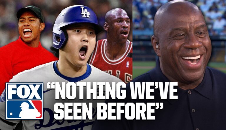 Magic Johnson to MLB on FOX Crew: Ohtani Among Michael Jordan, Tiger Woods