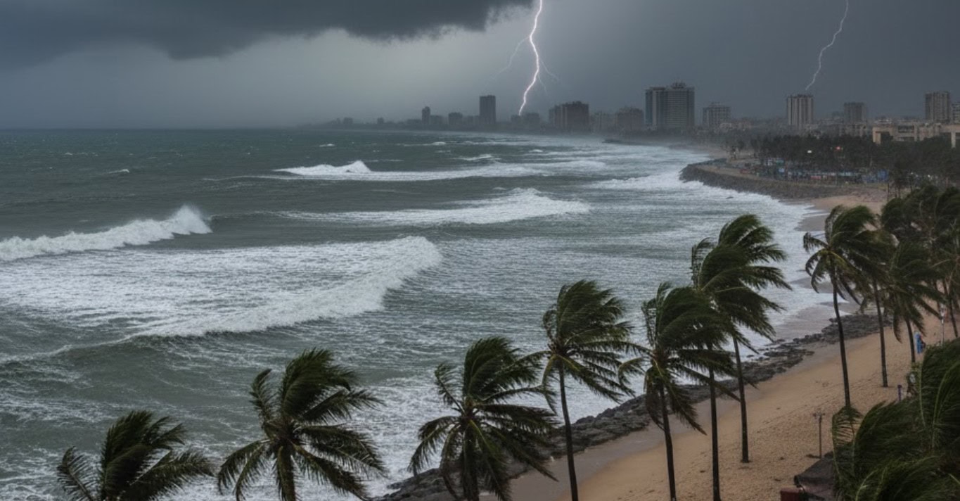 Storm Threat in Karachi? Tropical Depression moves across Arabian Sea