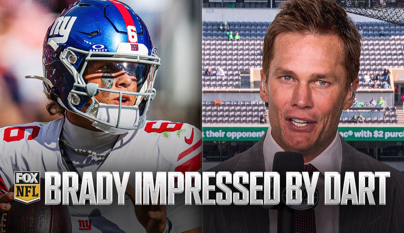 Tom Brady: Giants Rookie Jaxson Dart Has 'All of Those QB1 Traits I Look For'
