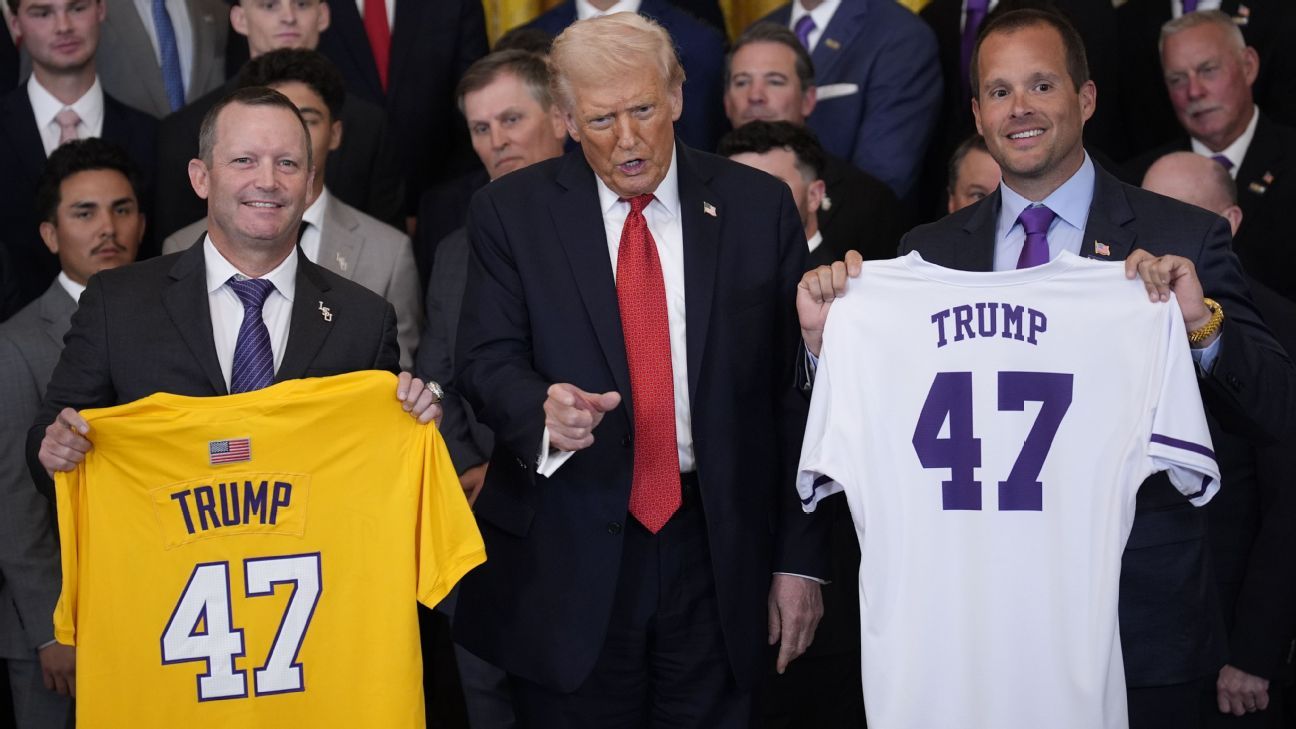 Trump honors LSU, Shreveport baseball champions