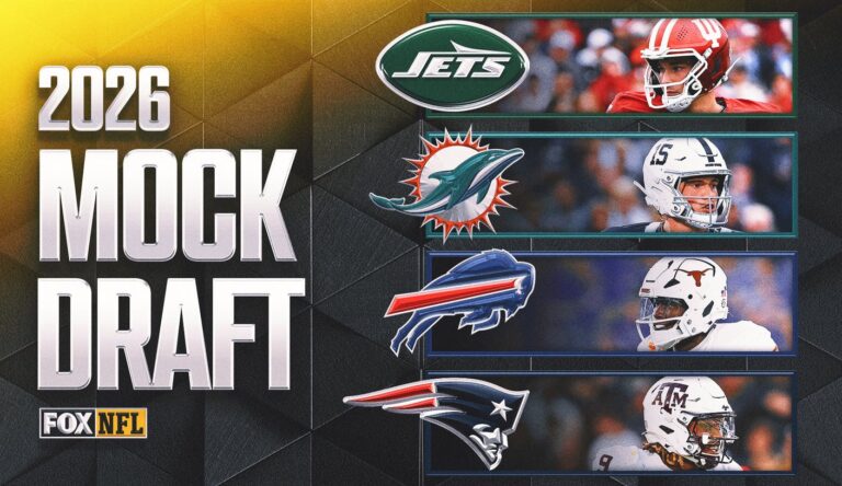 2026 NFL Mock Draft, AFC East: Biggest Needs for Jets, Dolphins, Bills, Patriots
