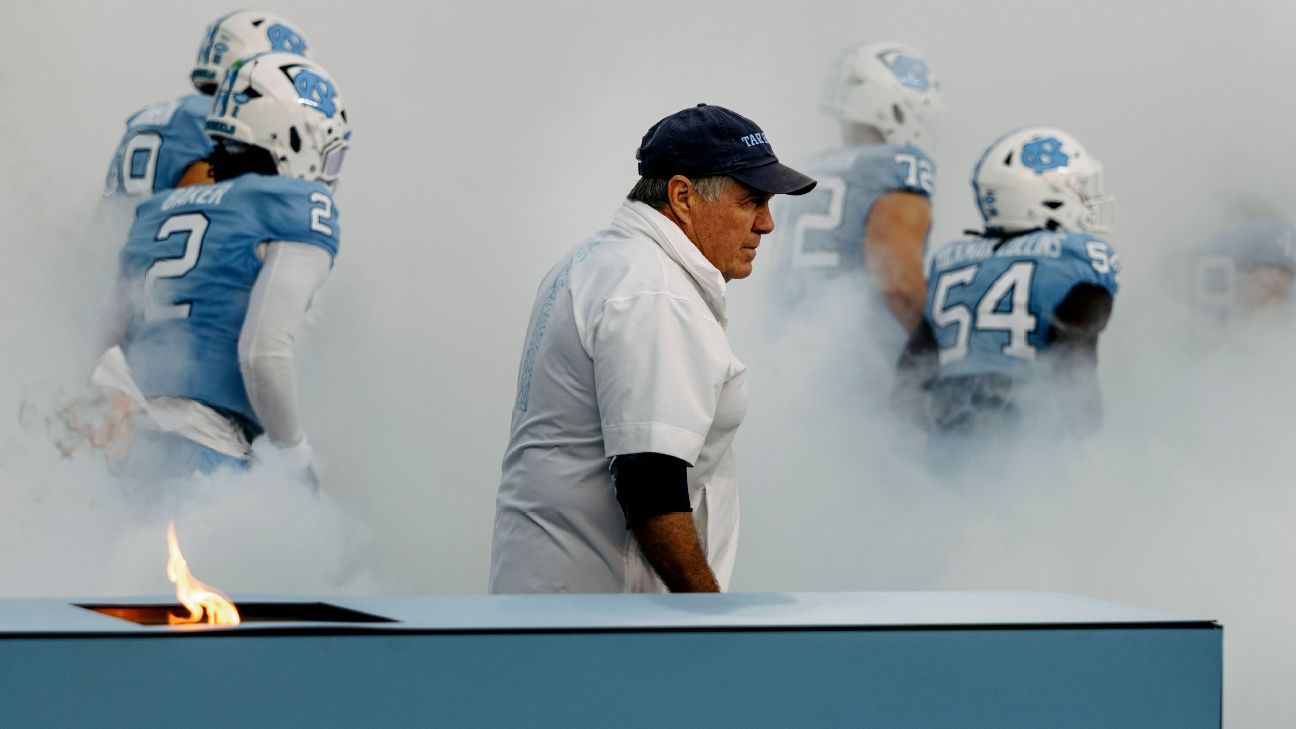 Bill Belichick’s legacy takes a detour at North Carolina