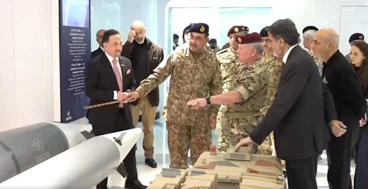 Jordin King Abdullah Ii Visits Pakistans Defence Facilities Strengthening Bilateral Military Ties