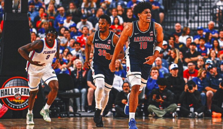 Koa Peat Leads No. 13 Arizona to Win Over Defending Champion, No. 3 Florida