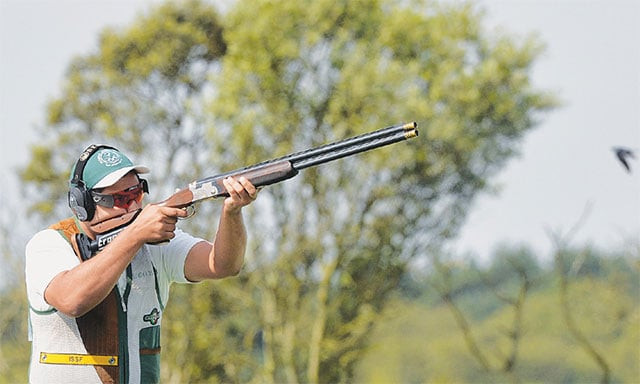 Pakistan’s Usman Chand and Imam Haroon bag silver and bronze medals at Asian Shotgun GP  | The Express Tribune