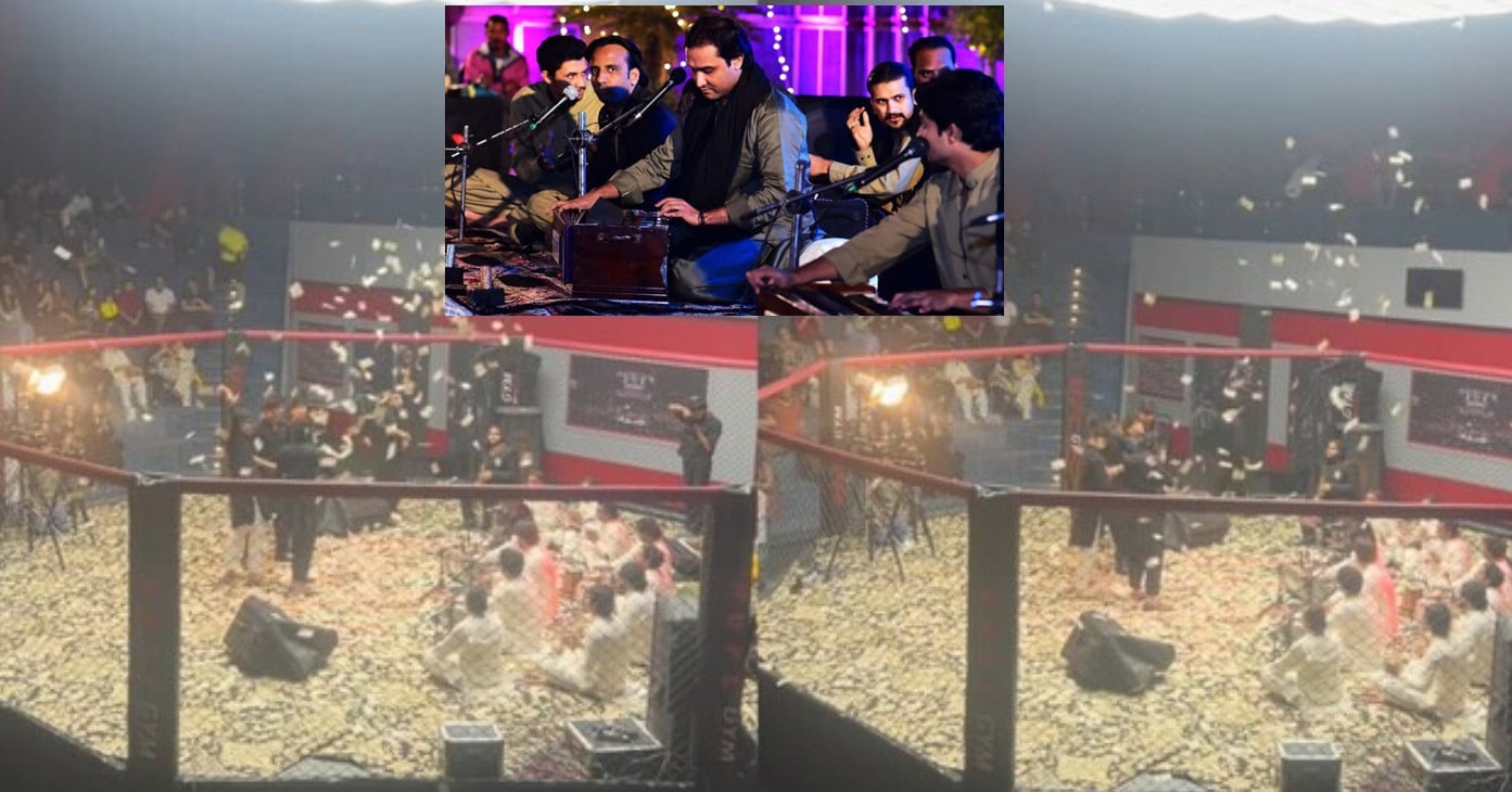 Pakistans First Ever Qawwali Performance Inside Fight Cage Goes Viral Online