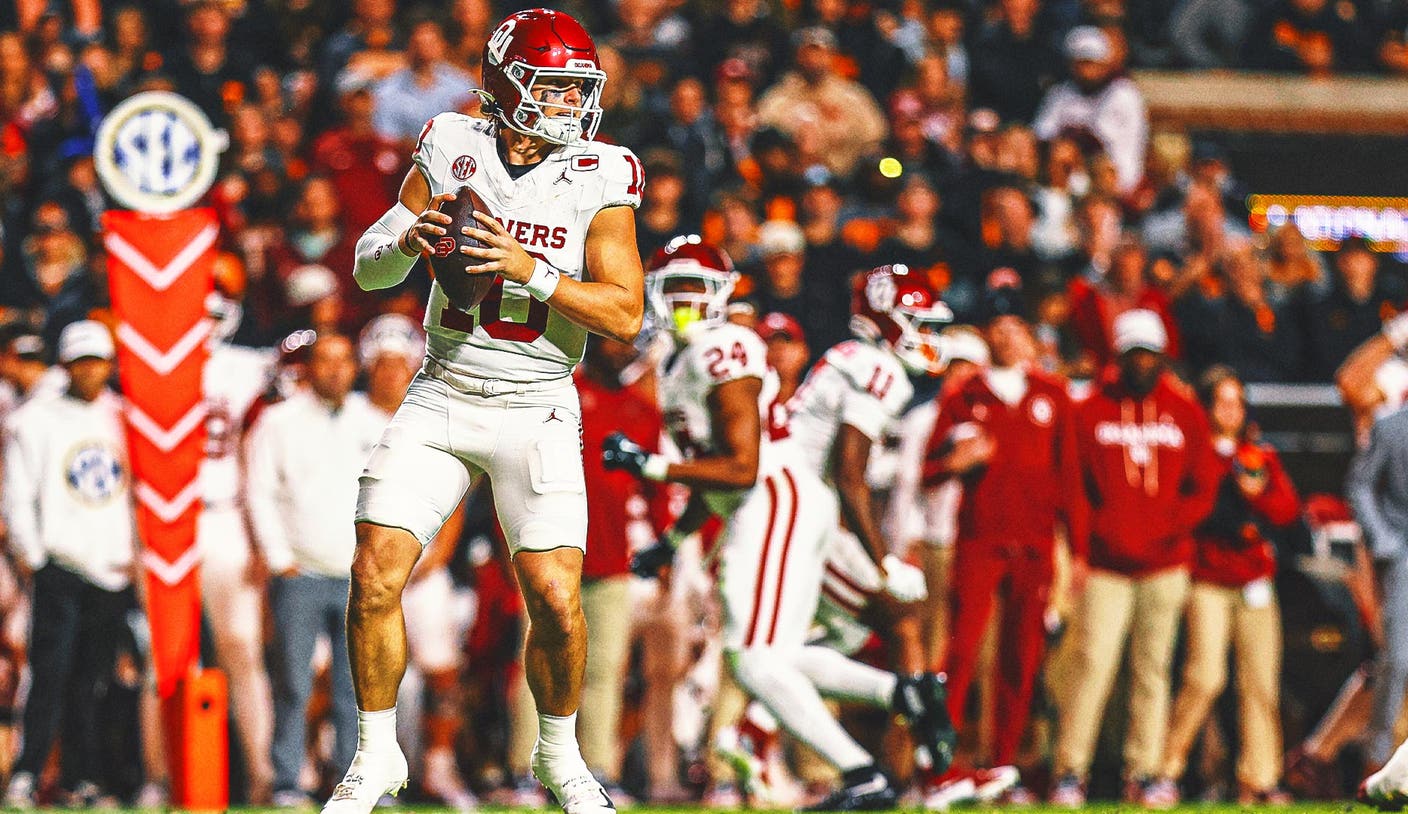 QB John Mateer Leads No. 18 Oklahoma to 33-27 Win Over No. 14 Tennessee