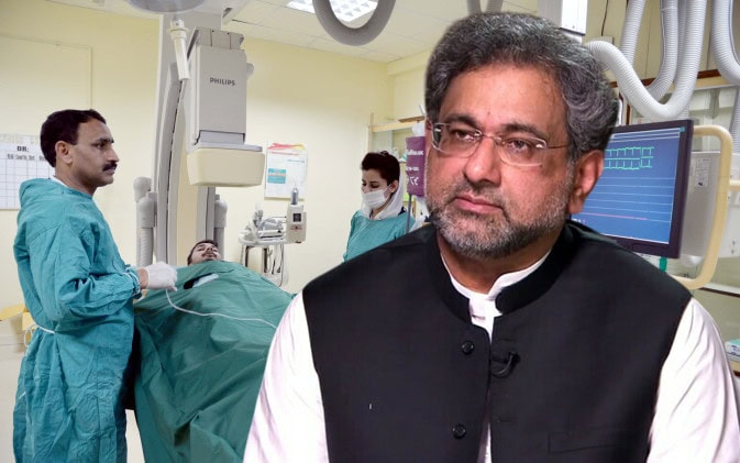 Shahid Khaqan Abbasi Undergoes Angioplasty After Suffering Heart Attack