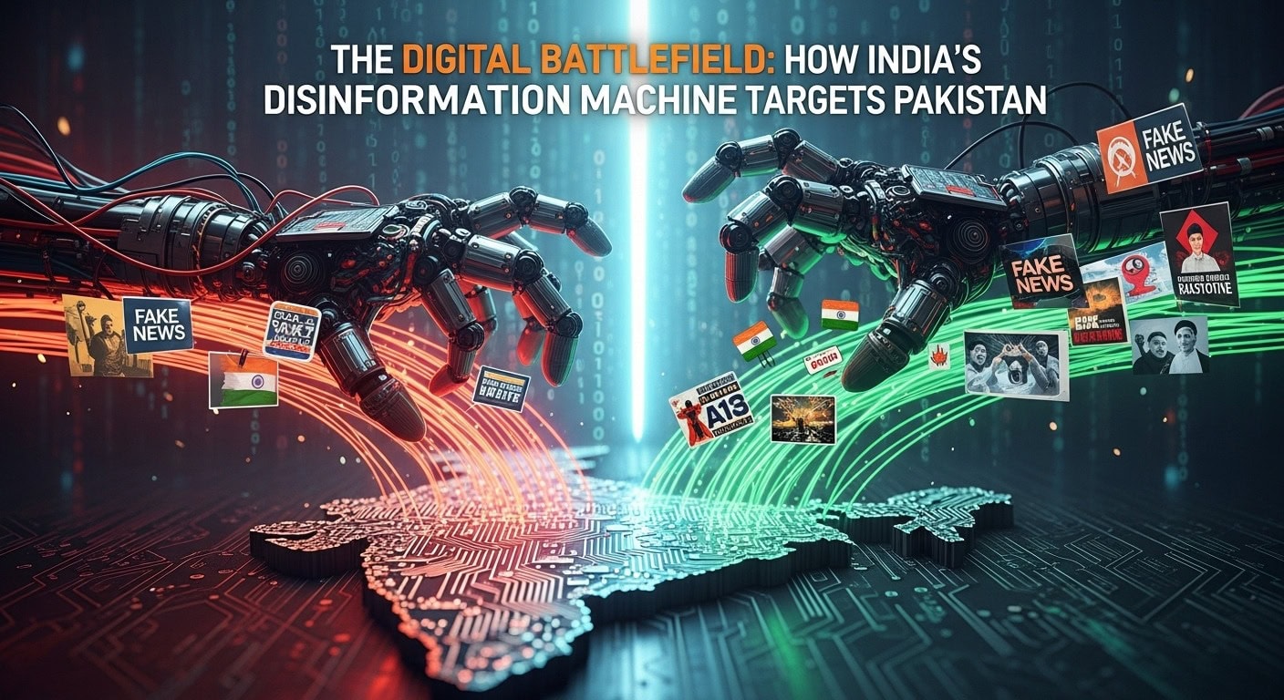 The Digital Battlefield How Indias Disinformation Machine Targets Pakistan
