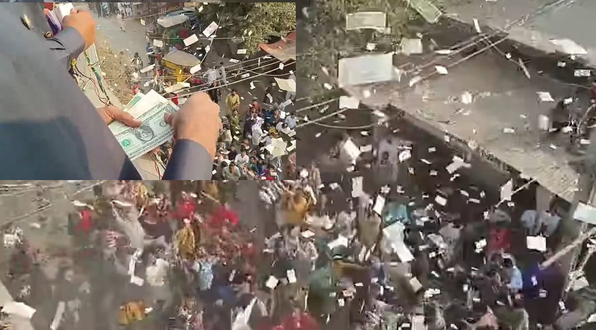 Viral Wedding In Daska Sees Guests Throwing Dollars And Pounds See Video