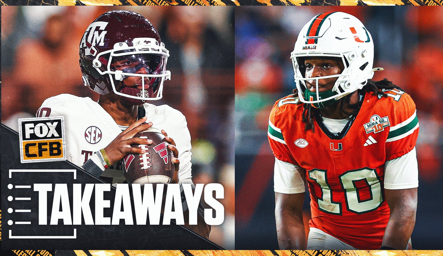 4 Takeaways From Miami's Defense-Heavy CFP Upset Win vs. Texas A&M