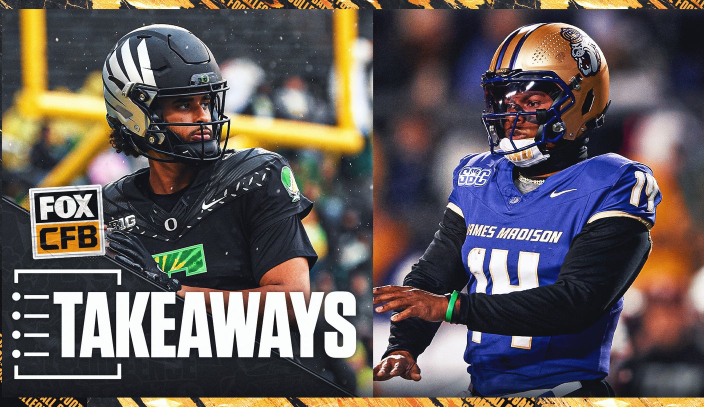 4 Takeaways from Oregon's Blowout of James Madison in CFP First Round