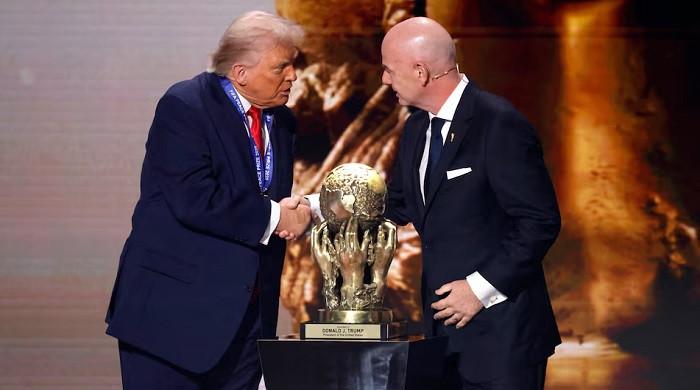 At the 2026 FIFA World Cup draw, the winner is ... Donald Trump