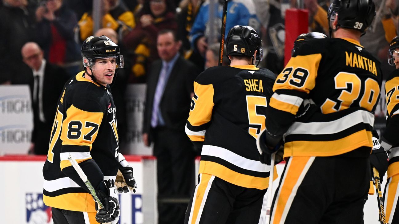 Crosby leaps Lemieux as Pens’ all-time top scorer