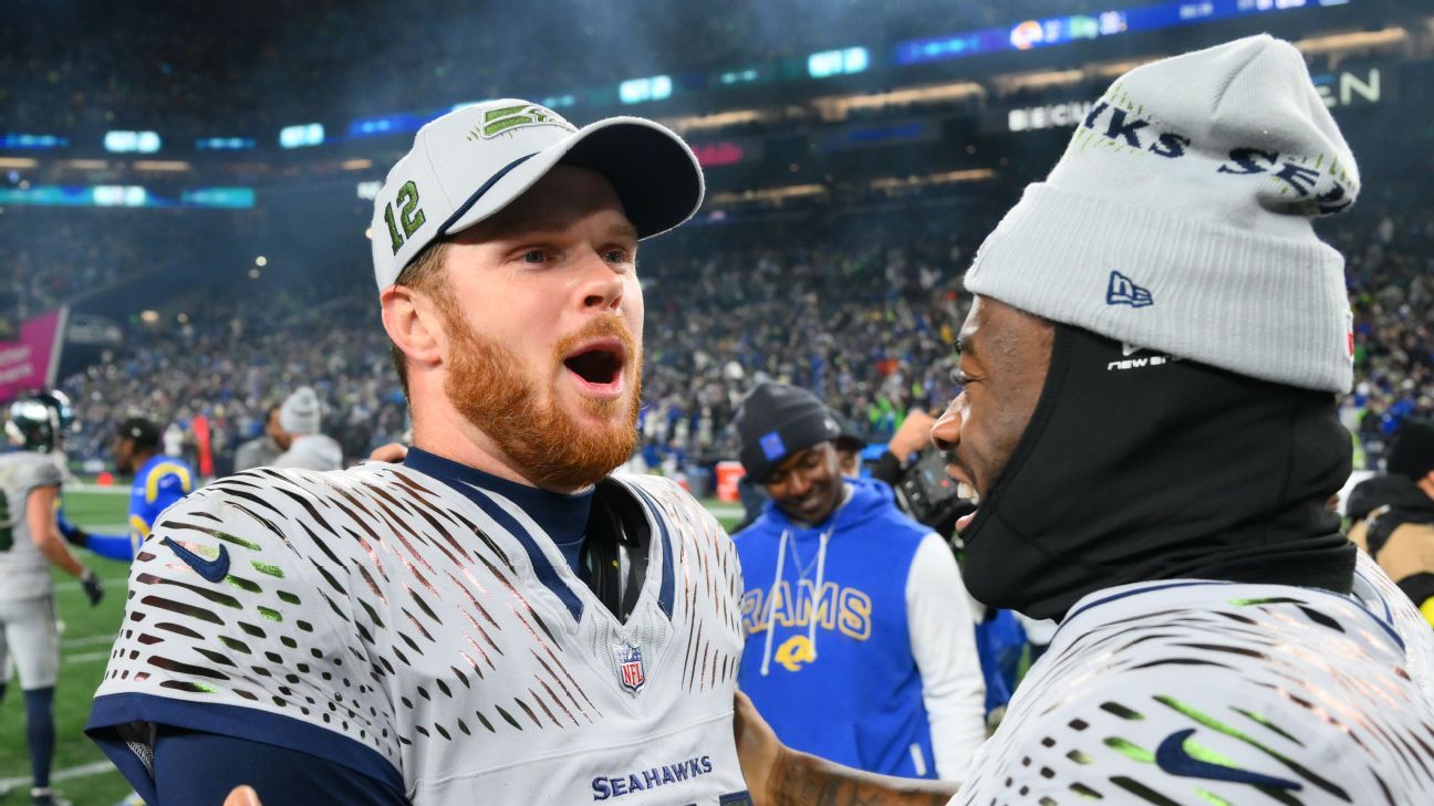Darnold shows grit after 2 INTs, rallies Seahawks