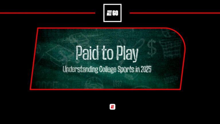 How to watch E60’s 2025 documentary ‘Paid to Play’ on ESPN
