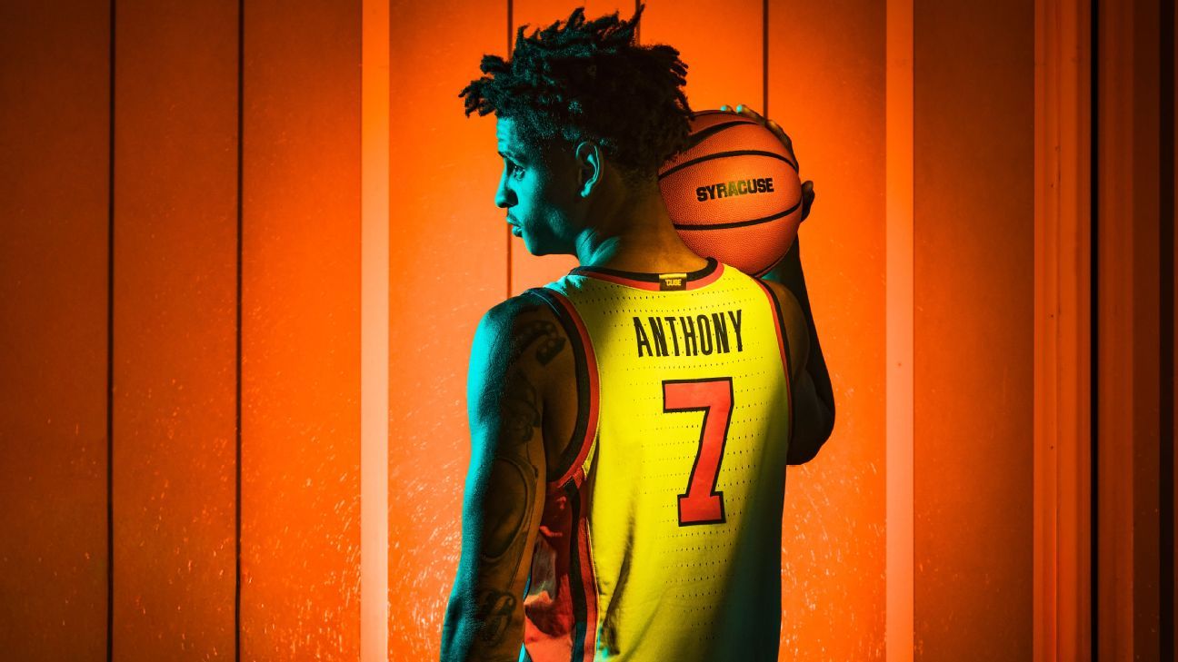 Kiyan Anthony is stepping out of his dad’s shadow — and into his own spotlight