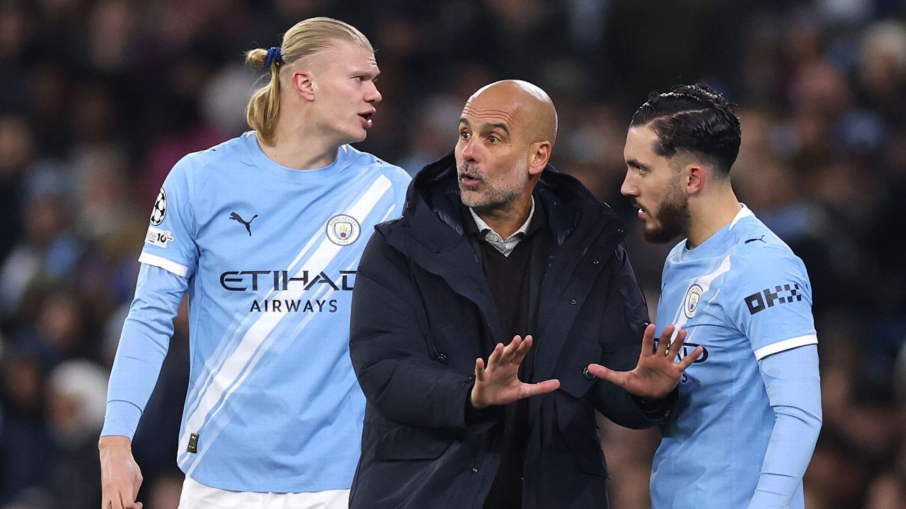 Man City boss Pep Guardiola labels Erling Haaland 100-goal haul an ‘insane achievement’