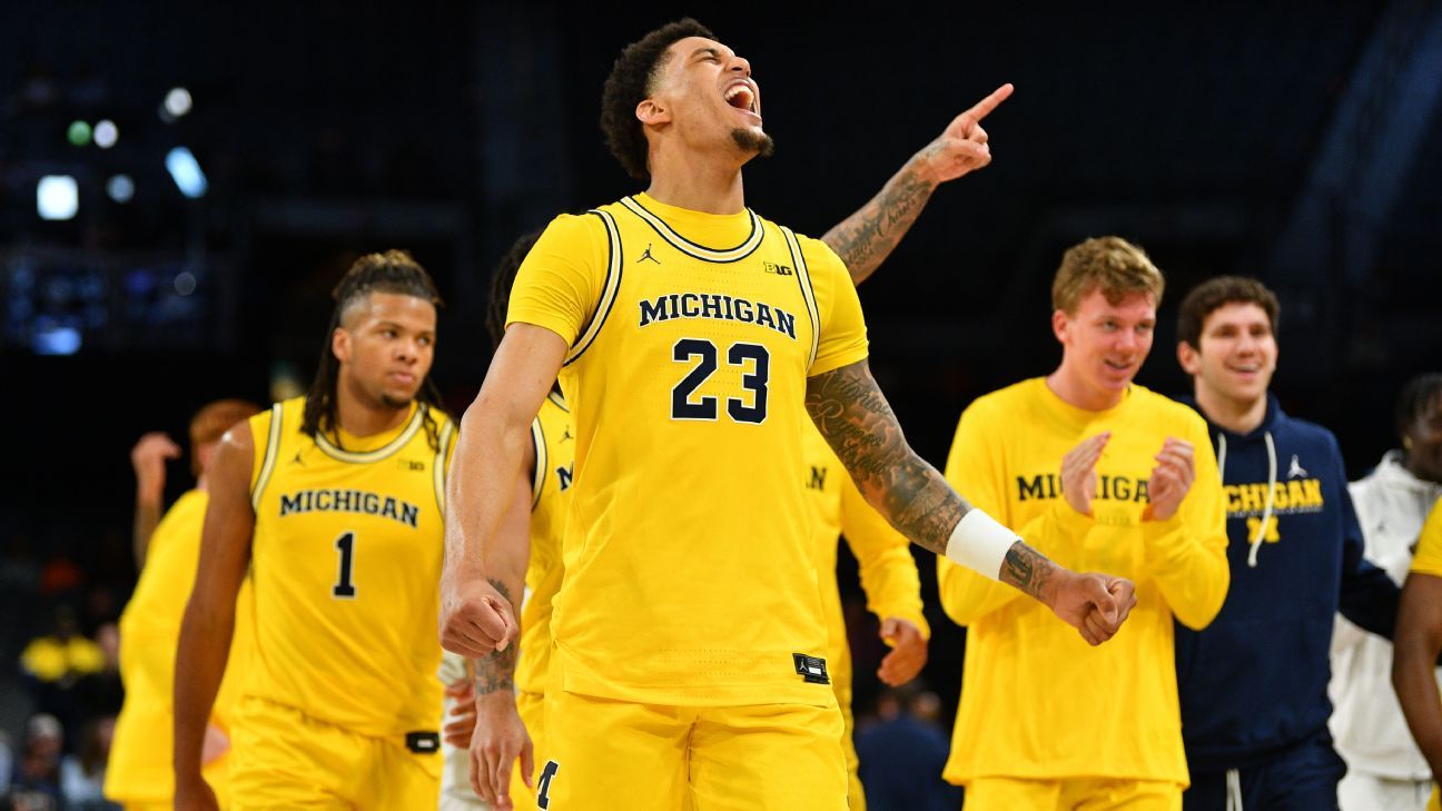 Men’s Power Rankings: Michigan leaps to No. 1, plus 5 new faces