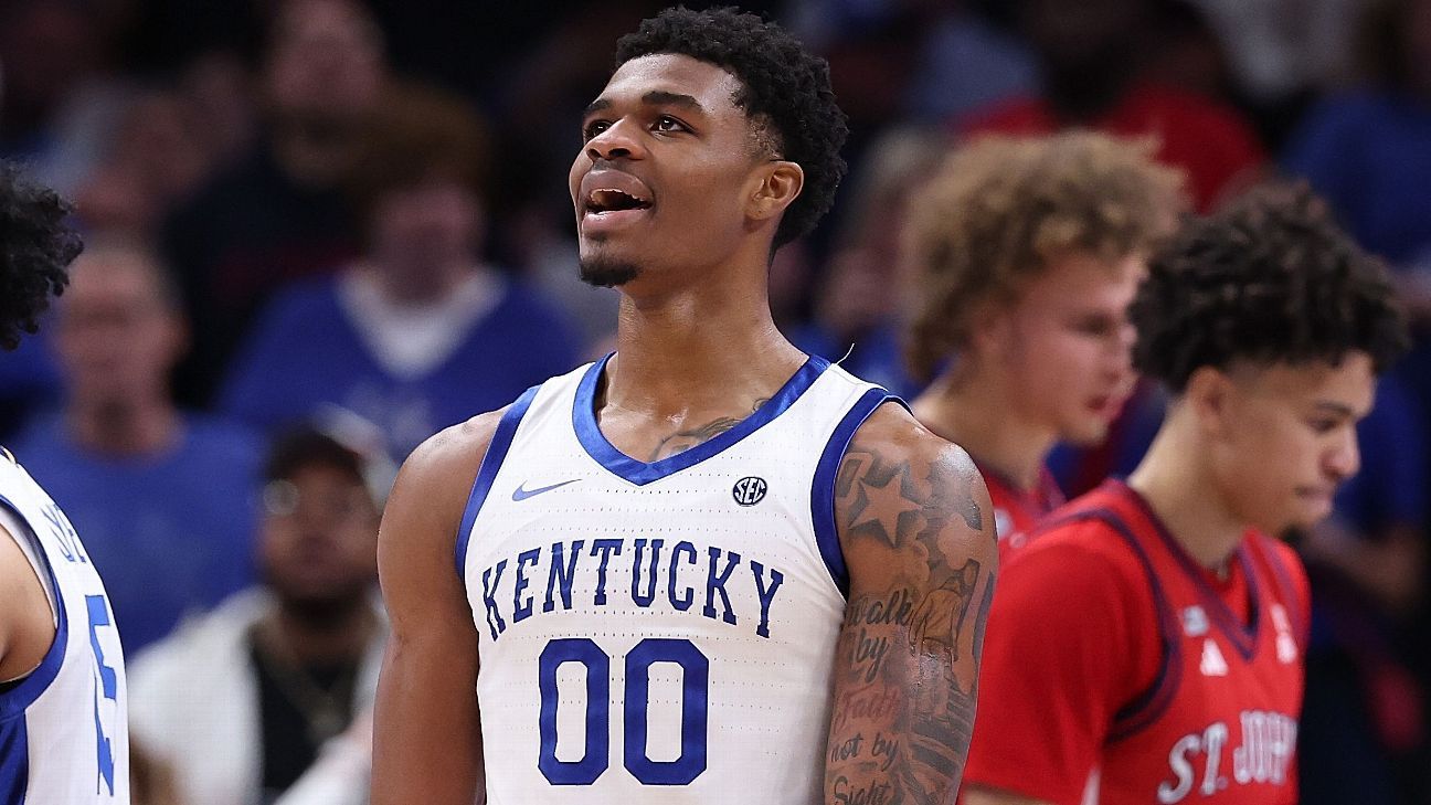 Oweh leads Kentucky rally past No. 22 St. John’s