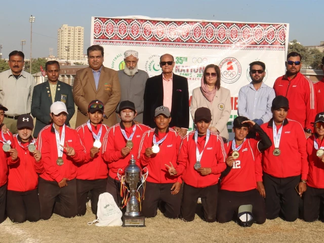 Pakistan Army clinch women’s softball gold at National Games  | The Express Tribune