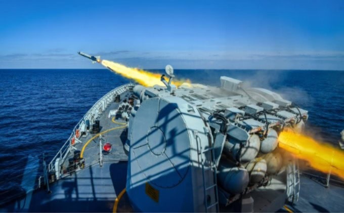 Pakistan Navy Successfully Conducts Live Weapon Firing Of Surface To Air Missile
