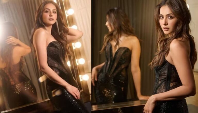 Rakul Preet Turns Up The Heat With Her Bold Black Dress Look See Viral Pictures