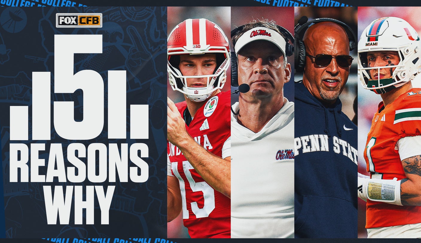 5 Reasons Why We'll Remember the Dramatic 2025 College Football Season
