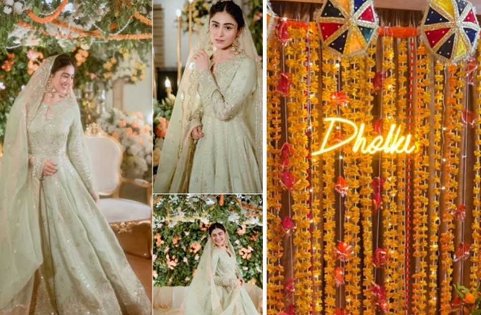 Hina Afridi Stuns In Mint Green As Wedding Festivities Underway