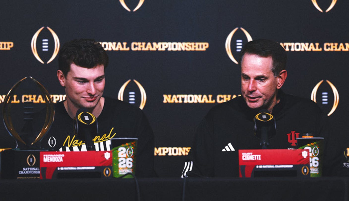 Indiana HC Curt Cignetti on QB Fernando Mendoza: 'He Has the Heart of a Lion'