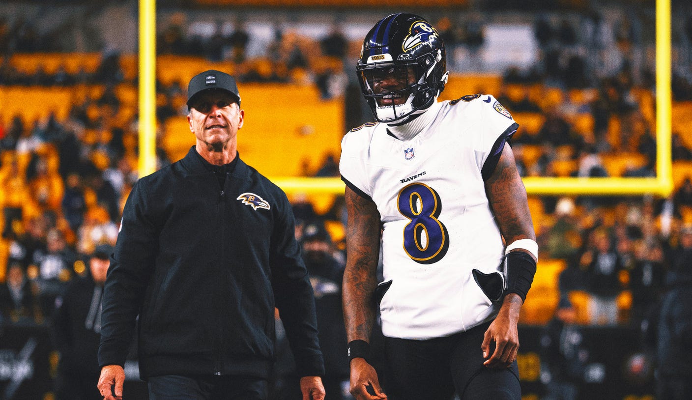 Lamar Jackson Declines to Talk About John Harbaugh, Ravens Future: 'Not My Focus'