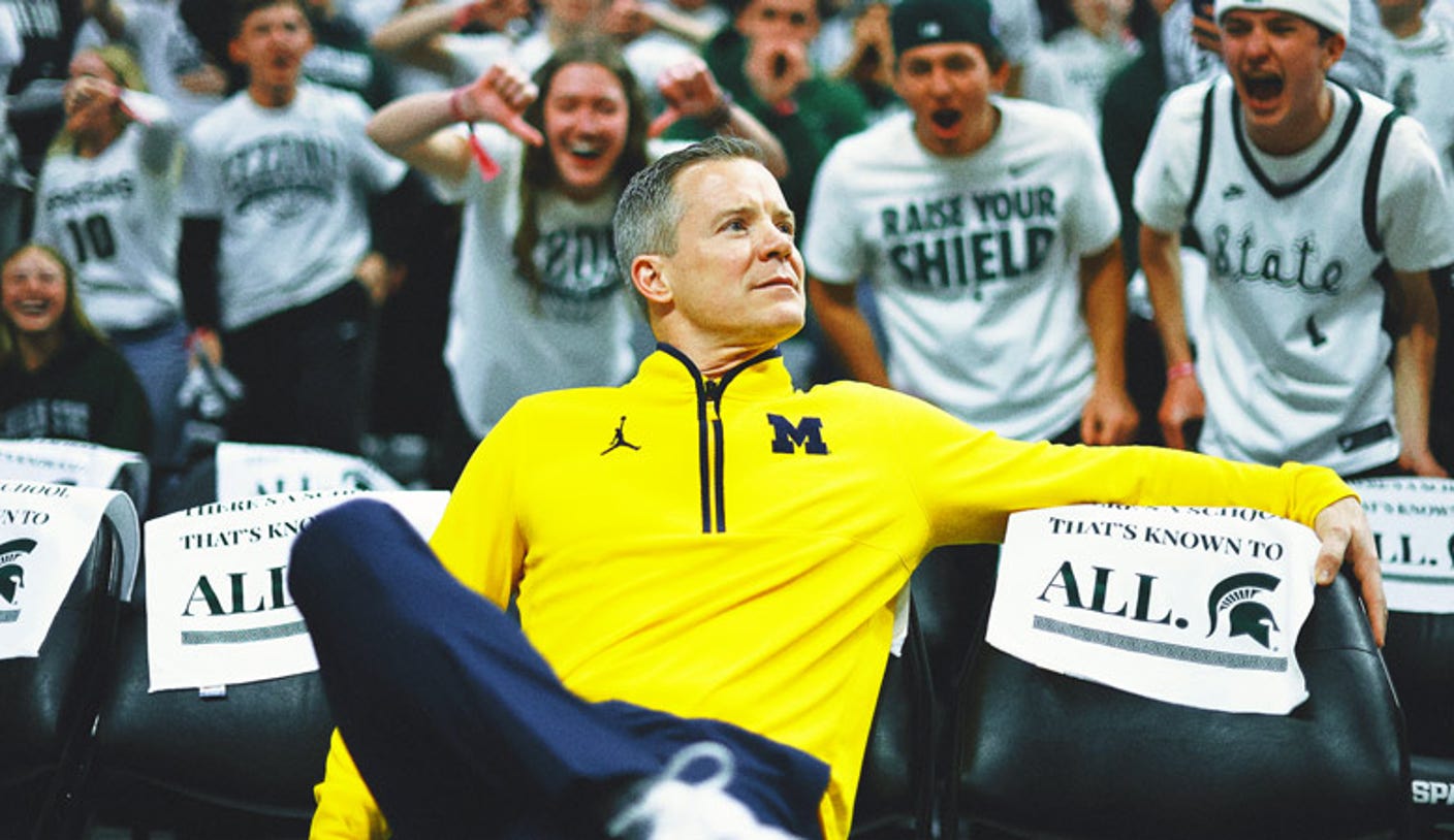 Michigan Coach Dusty May on Michigan State Fans: 'No Way I'm Ducking This Smoke'