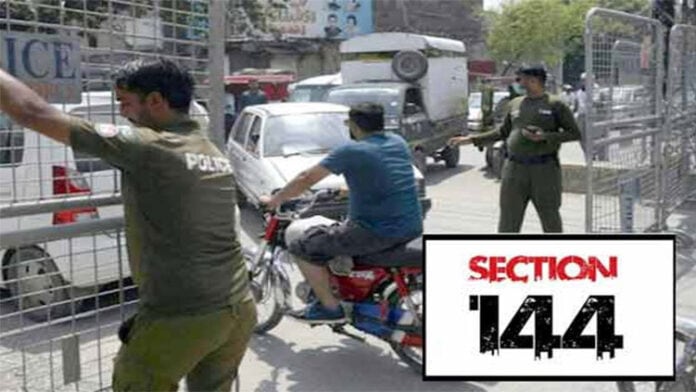 Section 144 Extended In Rawalpindi