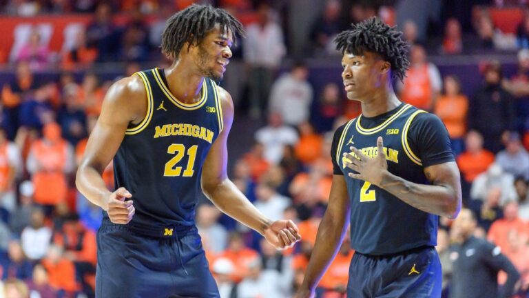 Behind Morez Johnson Jr., Michigan clinches outright Big Ten crown