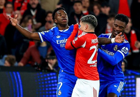 Benfica deny report Prestianni admitted racist abuse of Vini