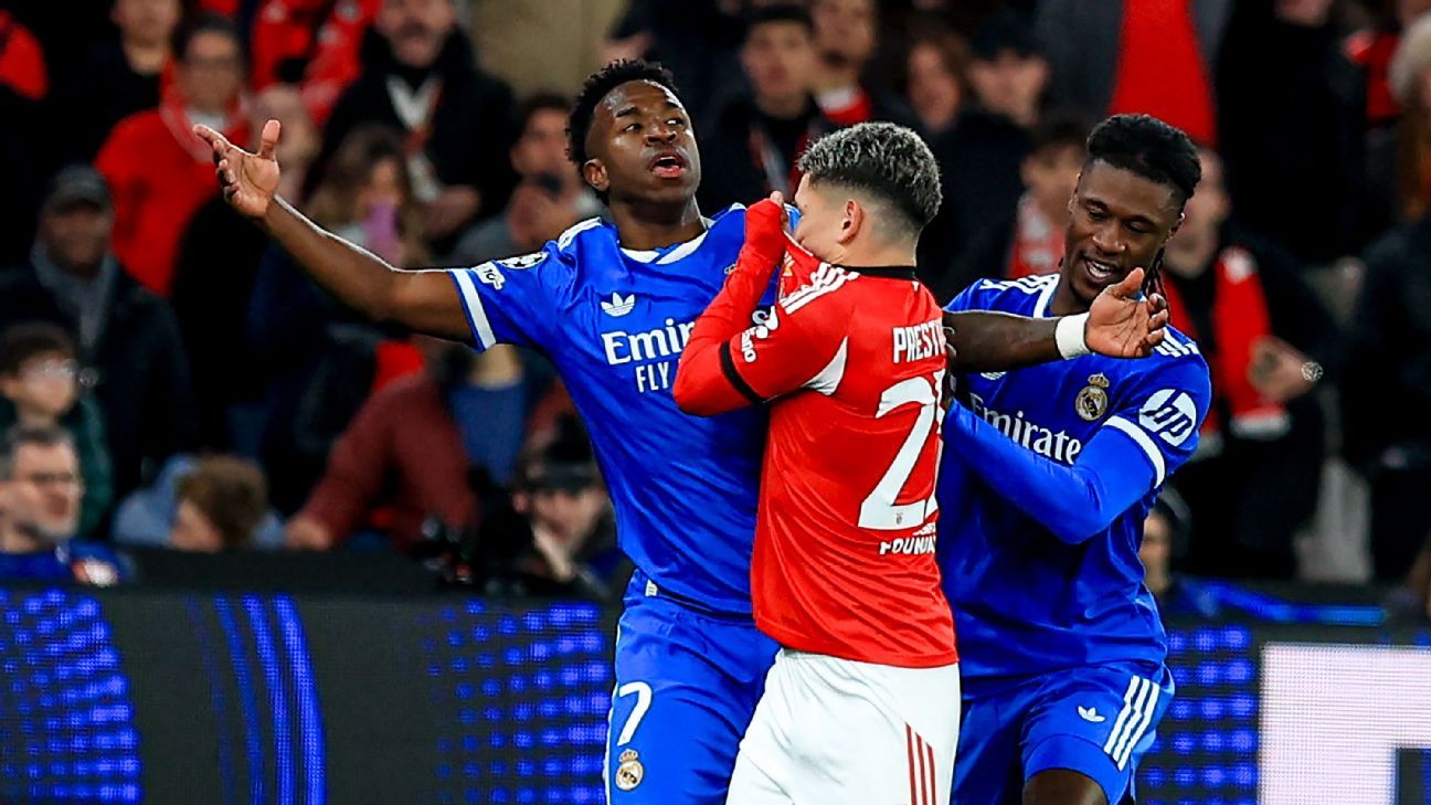 Benfica deny report Prestianni admitted racist abuse of Vini