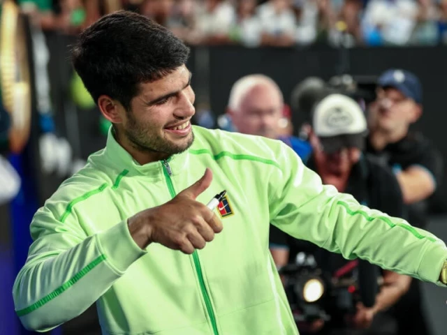 Carlos Alcaraz makes tennis history as youngest man to complete career Grand Slam as he beats Novak Djokovic | The Express Tribune