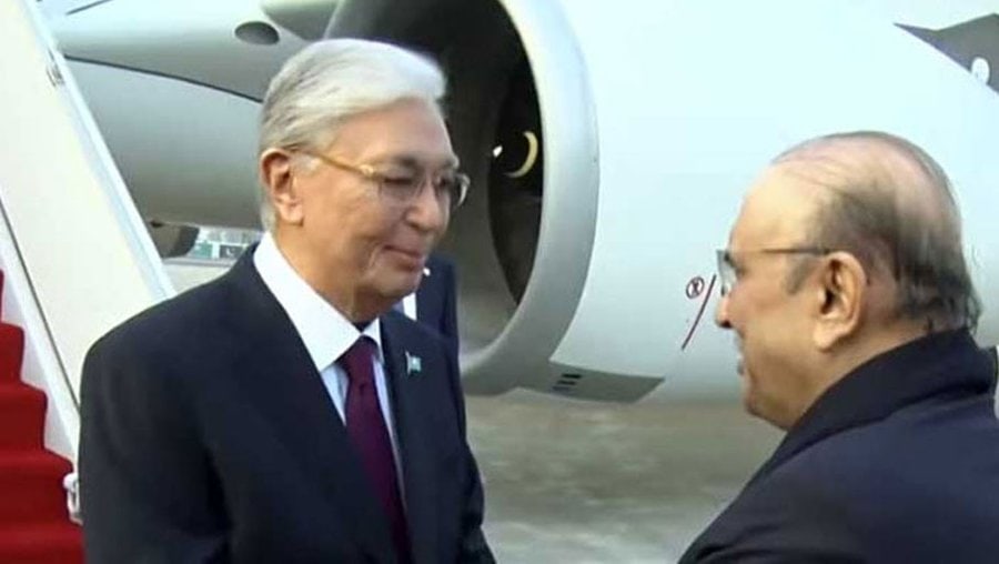 Kazakhstans President Lands In Pakistan On Historic Two Day Visit