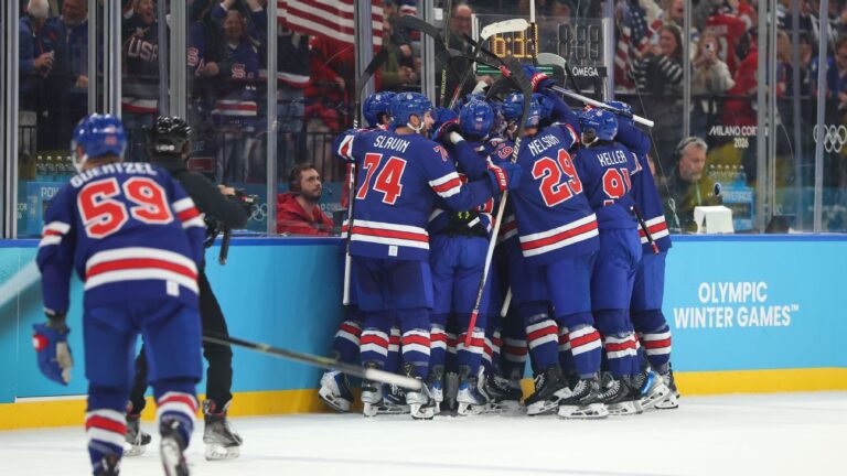 Quinn Hughes’ OT goal sends U.S. to Olympic men’s hockey semis