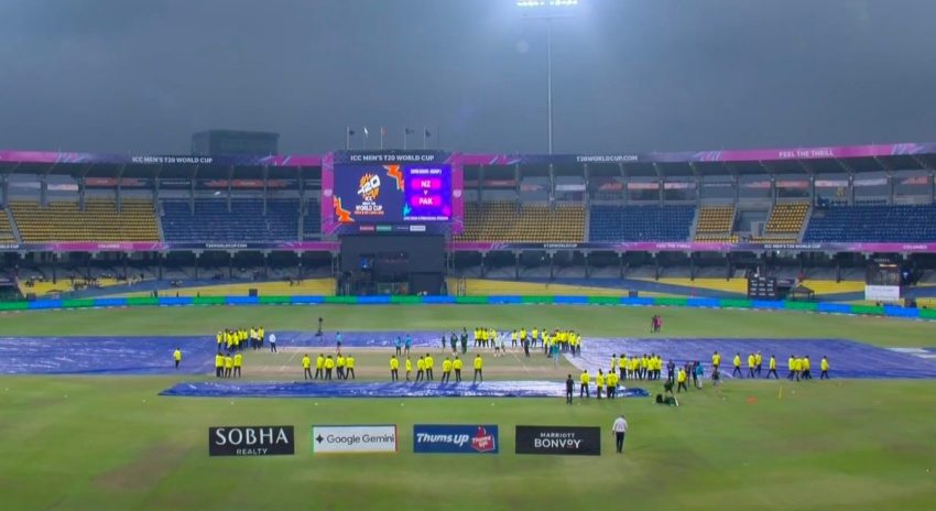Rain Stops Super Eight Pakvnz Showdown As Pakistan Opt To Bat In T20 World Cup