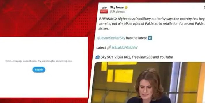 Sky News Deletes Afghan Air Force Claim After Being Ridiculed Online