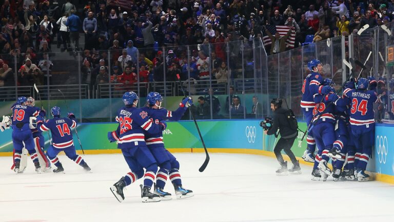 Team USA advances to Olympic men’s hockey semifinal after exhilarating overtime winner