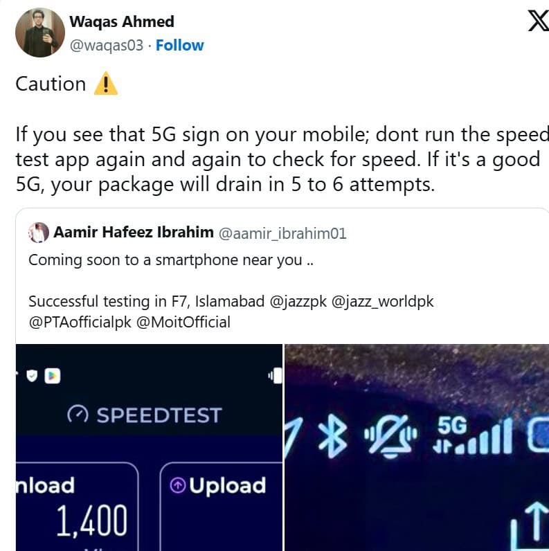 Alert Repeated 5g Speed Tests May Drain Your Mobile Data Package Quickly