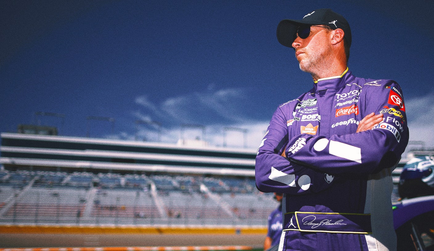 NASCAR Cup Series at Vegas Results: Denny Hamlin Holds Off Field for Win