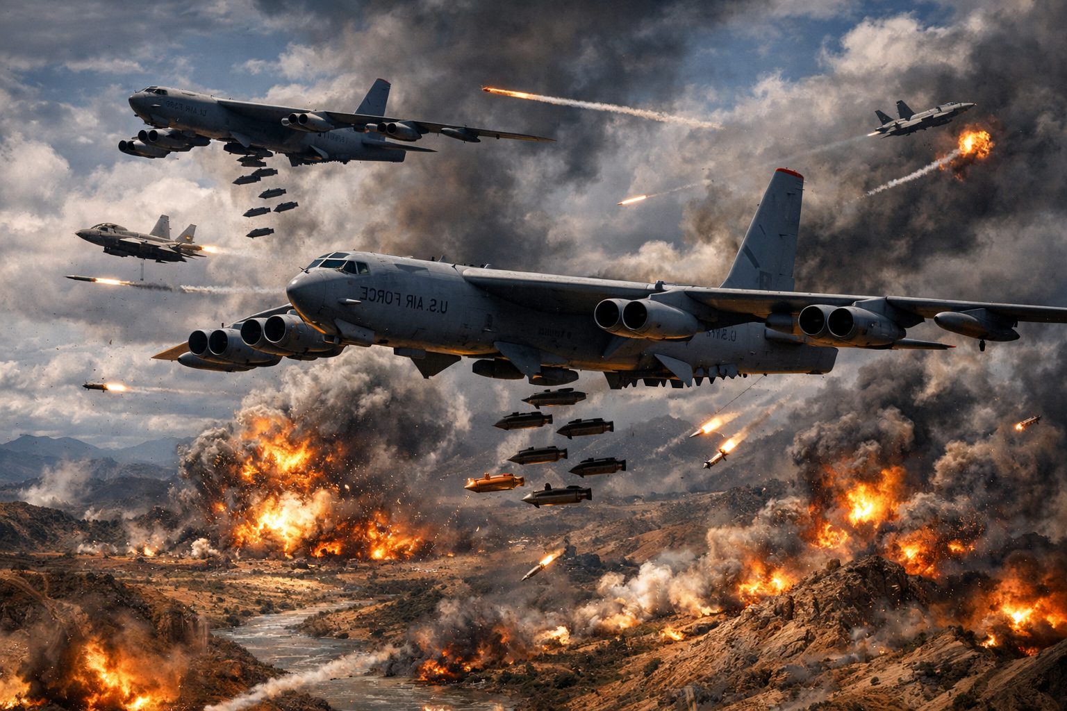 Operation Epic Fury Intensifies As Us Sends B 2 Bombers Jets Against Iran